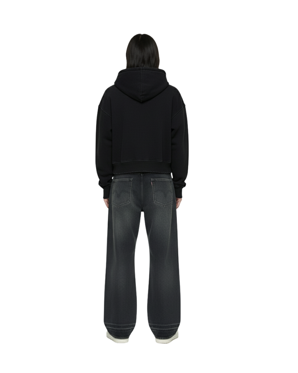 CROPPED SIERRA MANDEL. ZIP UP