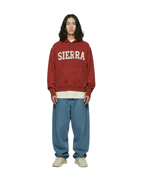 SIERRA BLOCK TEXT HOODIE