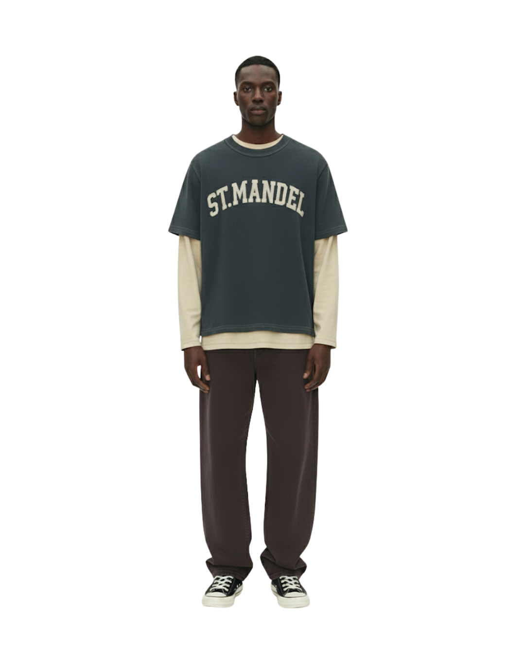 ST. MANDEL DOUBLE LAYER LONG SLEEVE