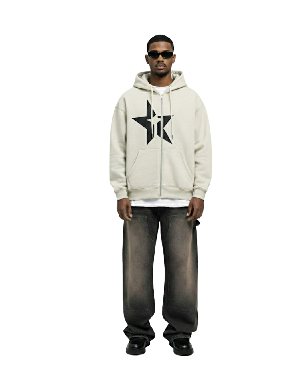 SPLIT STAR ZIP UP